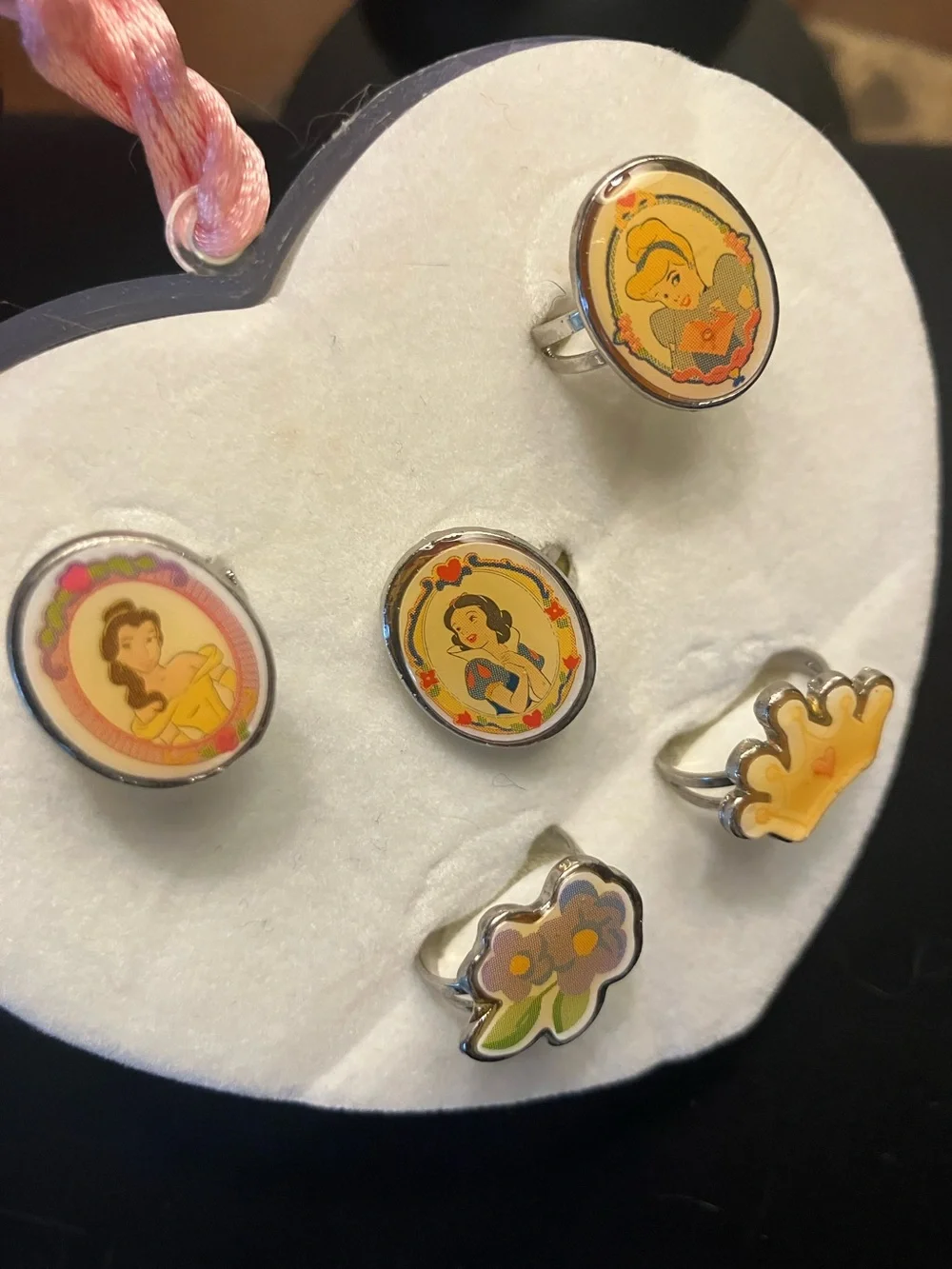 Disney princess rings